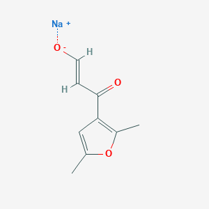 Sodium 3-(2,5-dimethylfuran-3-yl)-3-oxoprop-1-en-1-olate