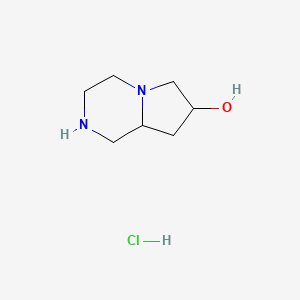 Octahydropyrrolo[1,2-a]piperazin-7-ol hydrochloride