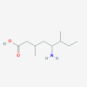 5-Amino-3,6-dimethyloctanoic acid