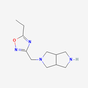 5-Ethyl-3-{octahydropyrrolo[3,4-c]pyrrol-2-ylmethyl}-1,2,4-oxadiazole