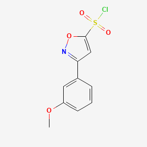 3-(3-Methoxyphenyl)-1,2-oxazole-5-sulfonyl chloride