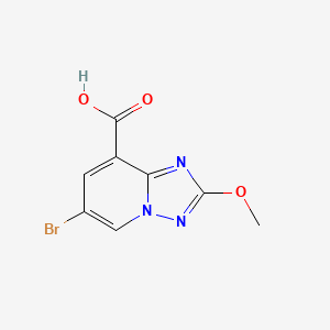 6-Bromo-2-methoxy-[1,2,4]triazolo[1,5-a]pyridine-8-carboxylic acid