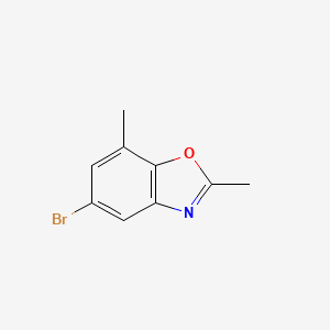 5-Bromo-2,7-dimethyl-1,3-benzoxazole