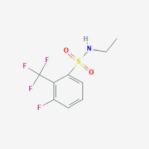 N-Ethyl-3-fluoro-2-(trifluoromethyl)benzene-1-sulfonamide