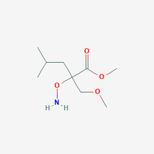 Methyl 2-(aminooxy)-2-(methoxymethyl)-4-methylpentanoate