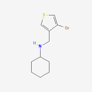 N-[(4-Bromothiophen-3-yl)methyl]cyclohexanamine