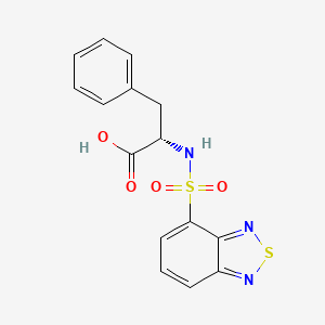 molecular formula C15H13N3O4S2 B13212645 (2S)-2-(2,1,3-Benzothiadiazole-4-sulfonamido)-3-phenylpropanoicacid 