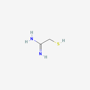 molecular formula C2H6N2S B13212648 2-Sulfanylethanimidamide CAS No. 50433-21-1