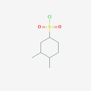 3,4-Dimethylcyclohexane-1-sulfonyl chloride