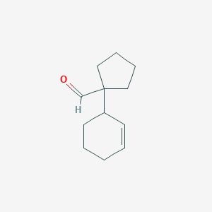 1-(Cyclohex-2-en-1-yl)cyclopentane-1-carbaldehyde