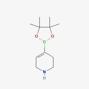 molecular formula C11H20BNO2 B1321270 1,2,3,6-Tetrahydro-4-(4,4,5,5-tetramethyl-1,3,2-dioxaborolan-2-yl)pyridine CAS No. 375853-82-0