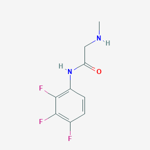 molecular formula C9H9F3N2O B13212714 2-(methylamino)-N-(2,3,4-trifluorophenyl)acetamide CAS No. 901273-53-8