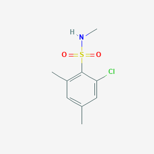 2-Chloro-N,4,6-trimethylbenzene-1-sulfonamide