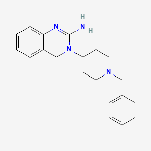 molecular formula C20H24N4 B1321275 3-(1-苄基哌啶-4-基)-3,4-二氢喹唑啉-2-胺 CAS No. 337910-17-5