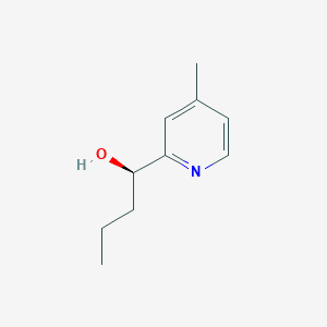 (1R)-1-(4-methylpyridin-2-yl)butan-1-ol