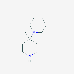 1-(4-Ethenylpiperidin-4-yl)-3-methylpiperidine