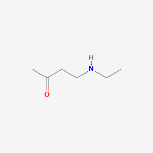 molecular formula C6H13NO B13212785 4-(Ethylamino)butan-2-one 