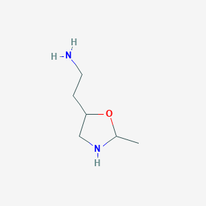 2-(2-Methyl-1,3-oxazolidin-5-yl)ethan-1-amine