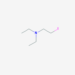 molecular formula C6H14IN B13212806 Diethyl(2-iodoethyl)amine 