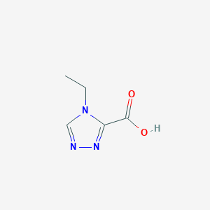 molecular formula C5H7N3O2 B13212831 4-Ethyl-4H-1,2,4-triazole-3-carboxylic acid 