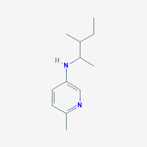 6-methyl-N-(3-methylpentan-2-yl)pyridin-3-amine