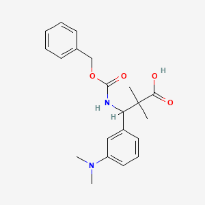 3-{[(Benzyloxy)carbonyl]amino}-3-[3-(dimethylamino)phenyl]-2,2-dimethylpropanoic acid