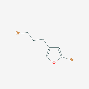 2-Bromo-4-(3-bromopropyl)furan