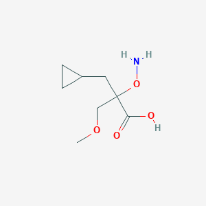 2-(Aminooxy)-2-(cyclopropylmethyl)-3-methoxypropanoic acid