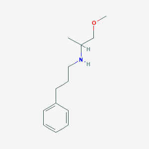 molecular formula C13H21NO B13212915 (1-Methoxypropan-2-YL)(3-phenylpropyl)amine 