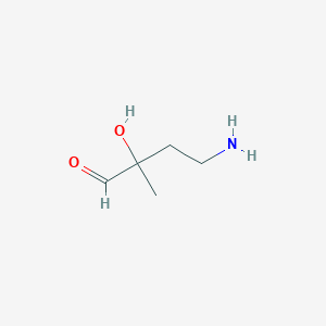 4-Amino-2-hydroxy-2-methylbutanal