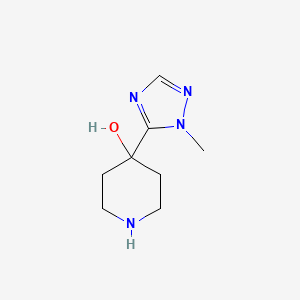 4-(1-Methyl-1H-1,2,4-triazol-5-yl)piperidin-4-ol