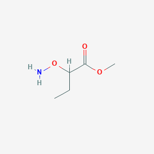 molecular formula C5H11NO3 B13212971 Methyl 2-(aminooxy)butanoate 