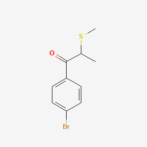 1-(4-Bromophenyl)-2-(methylsulfanyl)propan-1-one