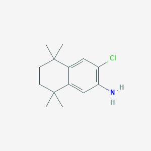 3-Chloro-5,5,8,8-tetramethyl-5,6,7,8-tetrahydronaphthalen-2-amine