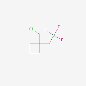 1-(Chloromethyl)-1-(2,2,2-trifluoroethyl)cyclobutane