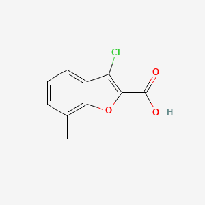 3-Chloro-7-methyl-1-benzofuran-2-carboxylic acid