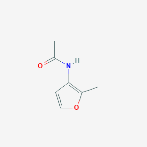 molecular formula C7H9NO2 B13213024 N-(2-methylfuran-3-yl)acetamide 