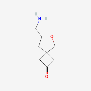 7-(Aminomethyl)-6-oxaspiro[3.4]octan-2-one