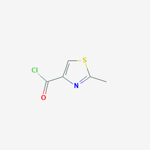 molecular formula C5H4ClNOS B1321304 2-甲基-1,3-噻唑-4-酰氯 CAS No. 55842-53-0
