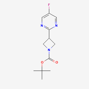 tert-Butyl 3-(5-fluoropyrimidin-2-yl)azetidine-1-carboxylate