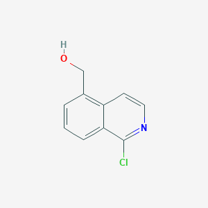 molecular formula C10H8ClNO B1321306 （1-氯异喹啉-5-基）甲醇 CAS No. 223671-63-4