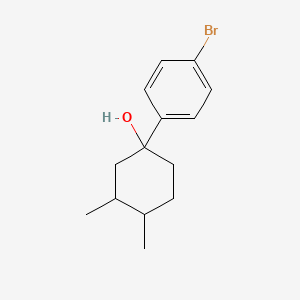 1-(4-Bromophenyl)-3,4-dimethylcyclohexan-1-ol