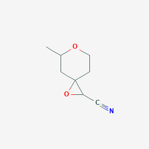 5-Methyl-1,6-dioxaspiro[2.5]octane-2-carbonitrile