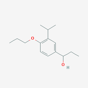 1-[3-(Propan-2-yl)-4-propoxyphenyl]propan-1-ol