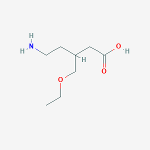 5-Amino-3-(ethoxymethyl)pentanoic acid