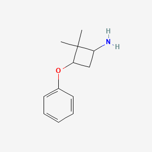 2,2-Dimethyl-3-phenoxycyclobutan-1-amine