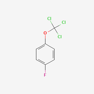 molecular formula C7H4Cl3FO B1321316 1-氟-4-(三氯甲氧基)苯 CAS No. 407-13-6
