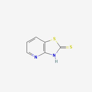 molecular formula C6H4N2S2 B1321318 噻唑并[4,5-b]吡啶-2(3H)-硫酮 CAS No. 99158-61-9