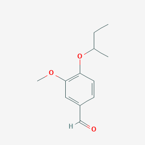 molecular formula C12H16O3 B1321323 4-叔丁氧基-3-甲氧基苯甲醛 CAS No. 722489-38-5
