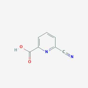 molecular formula C7H4N2O2 B1321325 6-氰基吡啶-2-羧酸 CAS No. 872602-74-9
